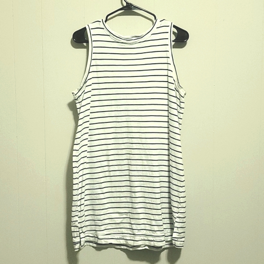 Striped Sleeveless Dress
